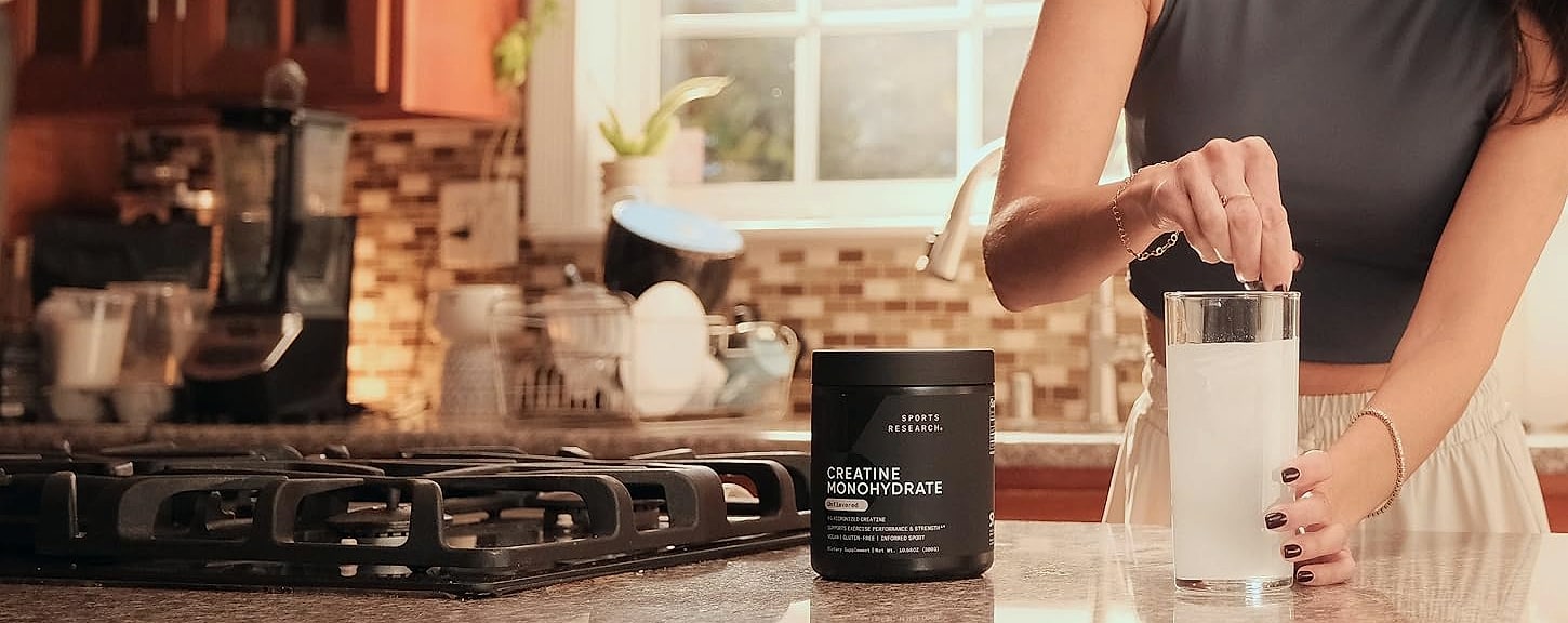 Sports Research Creatine Monohydrate 5g Powder for Strength — interior detail