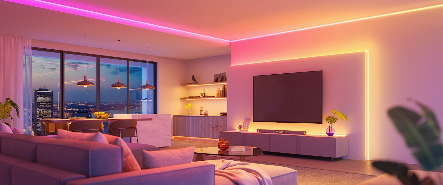 Govee RGBIC LED Strip Lights 16.4ft Smart Bluetooth Color — feature highlights