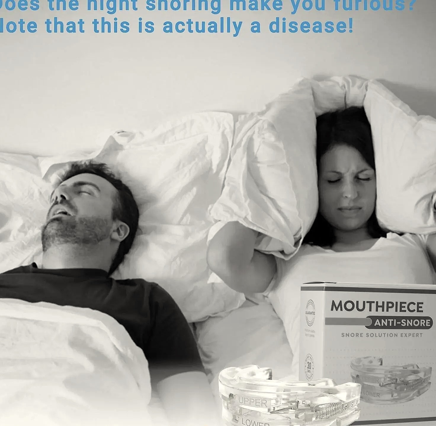 Adjustable Anti-Snoring Mouth Guard for Sleep Bruxism — close-up details