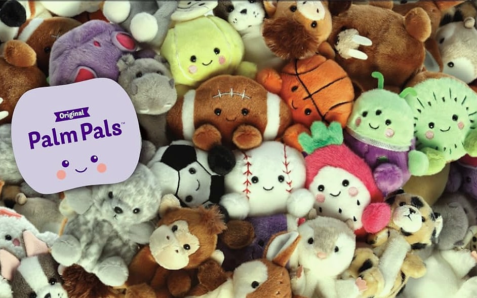 Aurora Palm Pals Happy B'Day Cake Stuffed Animal 5.5 inch — package contents