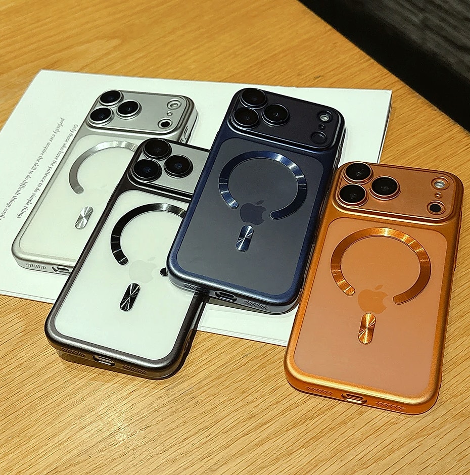 Matte Translucent Magnetic iPhone 17 Pro Max Case with — package contents