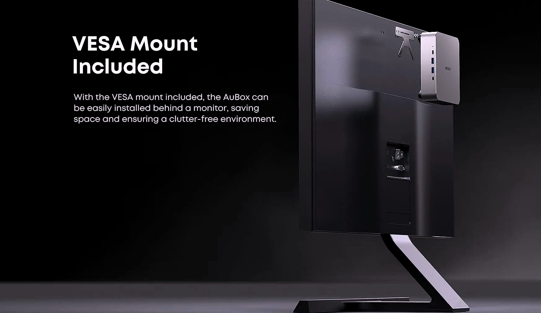 CHUWI AuBox Mini PC AMD Ryzen 7 8745HS 16GB DDR5 512GB SSD — assembled view