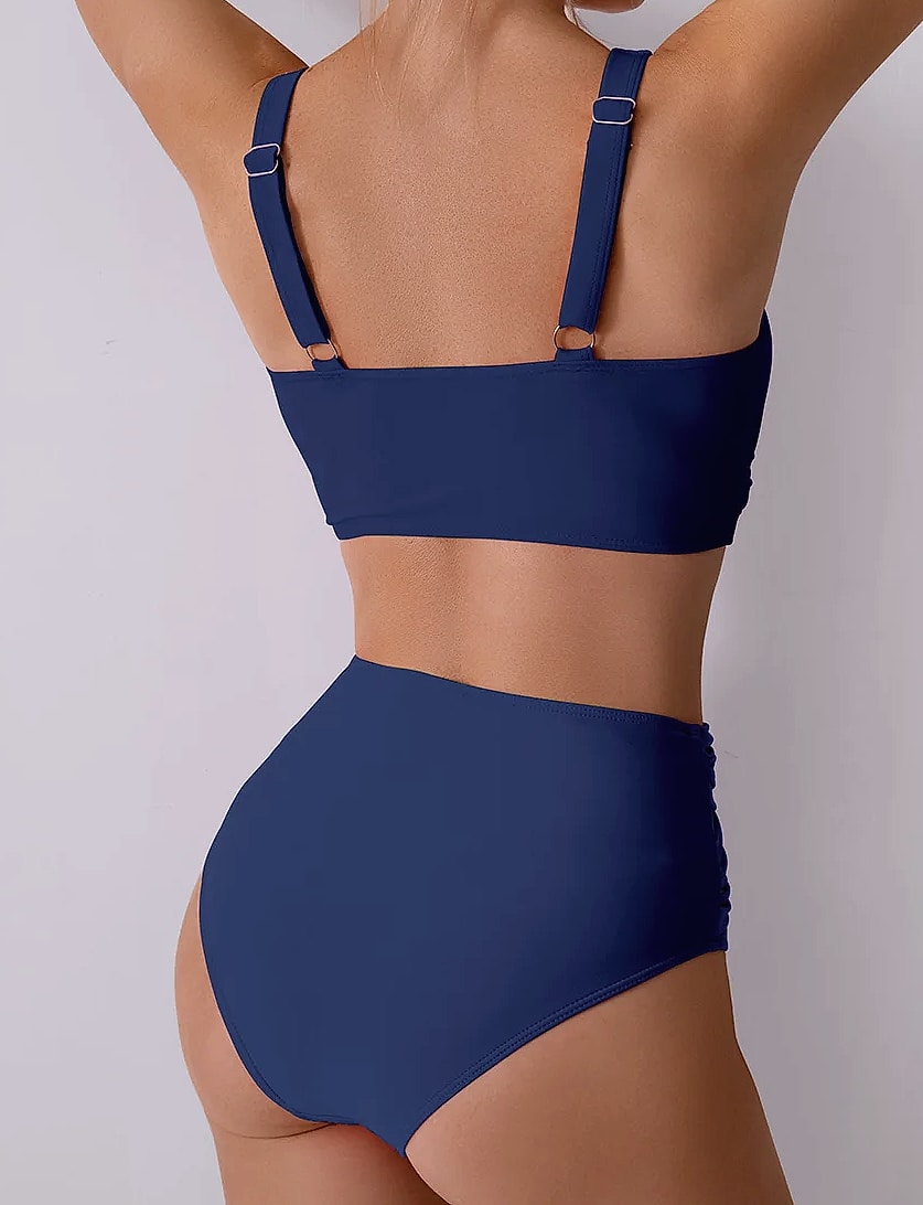 Barupshe High Waist Bikini Push Up Swimsuit Women — parts overview