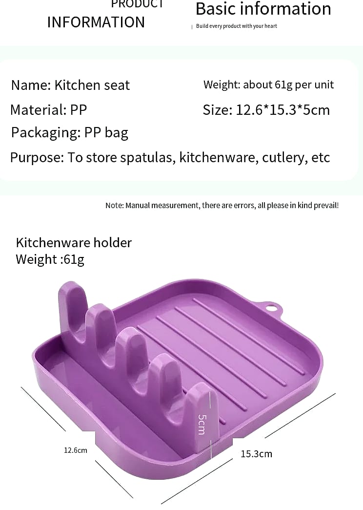 LISM Multifunctional Kitchen Utensil Holder with Chopsticks — scale reference