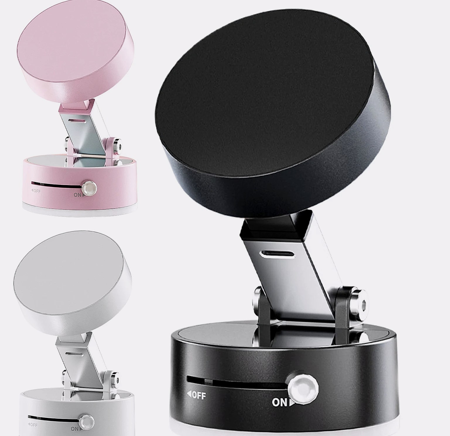 Magnetic Car Phone Holder with Vacuum Suction Cup — package contents