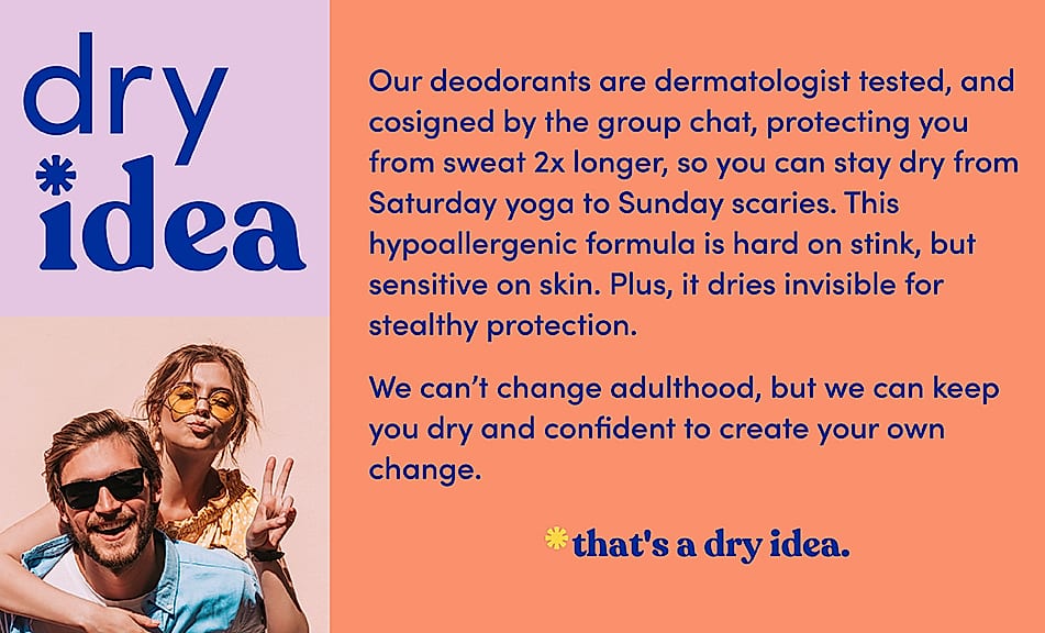 Dry Idea Gel Deodorant for Women, Unscented, 3 oz (Pack of — scale reference