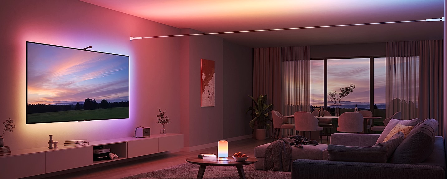 Govee RGBIC LED Strip Lights 16.4ft Smart Bluetooth Color — interior detail