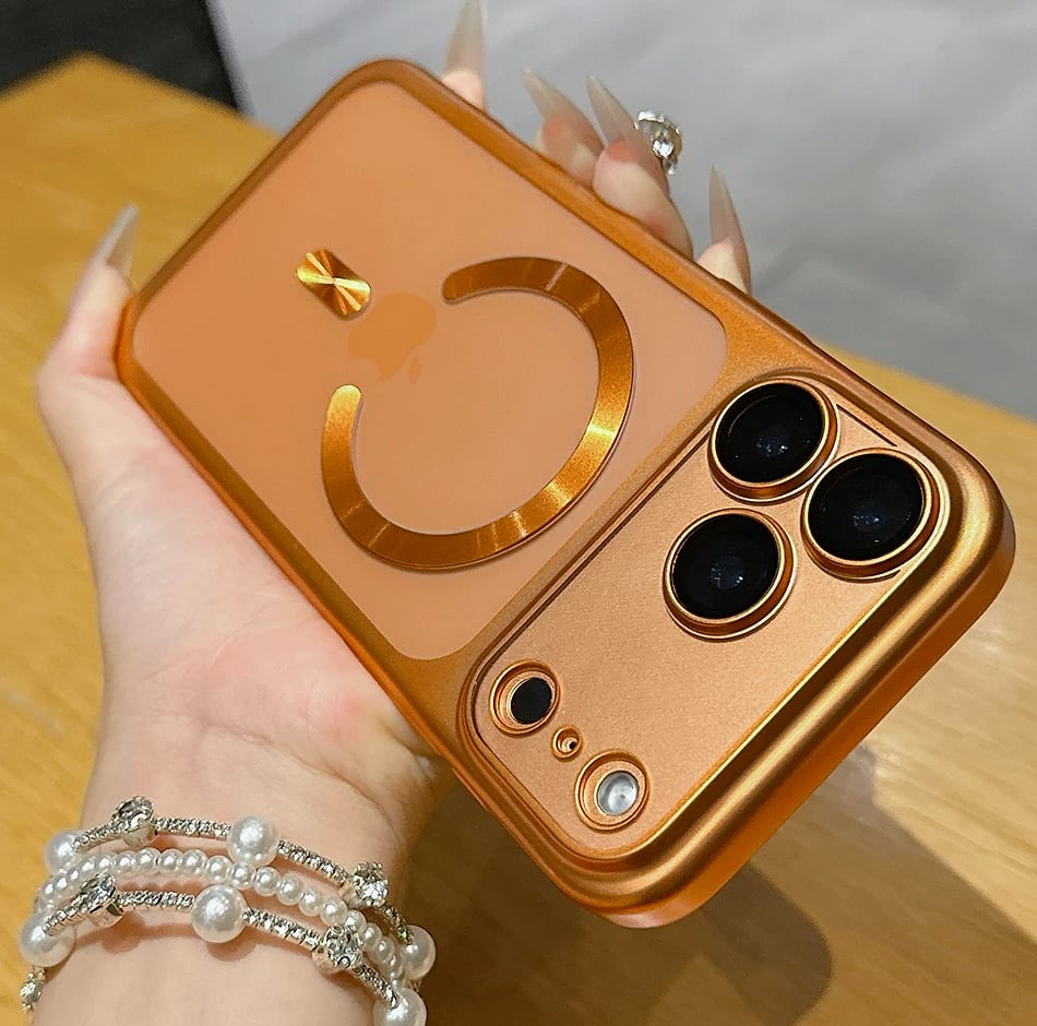 Matte Translucent Magnetic iPhone 17 Pro Max Case with — size comparison