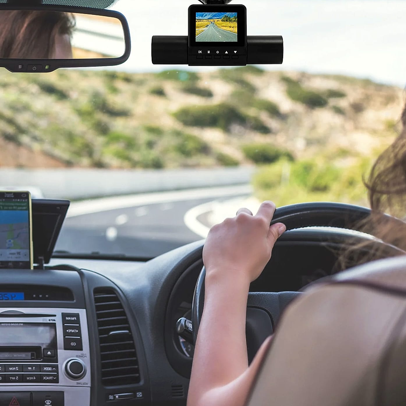 4 Channel 360° Dash Cam System 1080P Front 480P Interior — feature highlights
