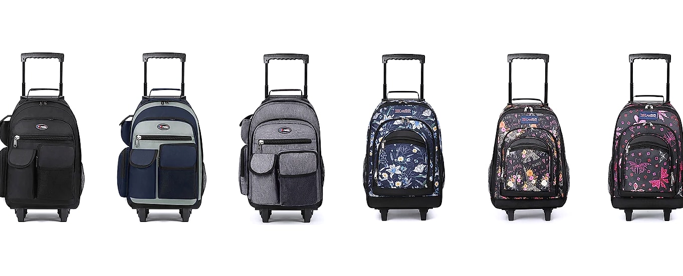 New York XPress 20 Inch Rolling Backpack for Adults — assembled view