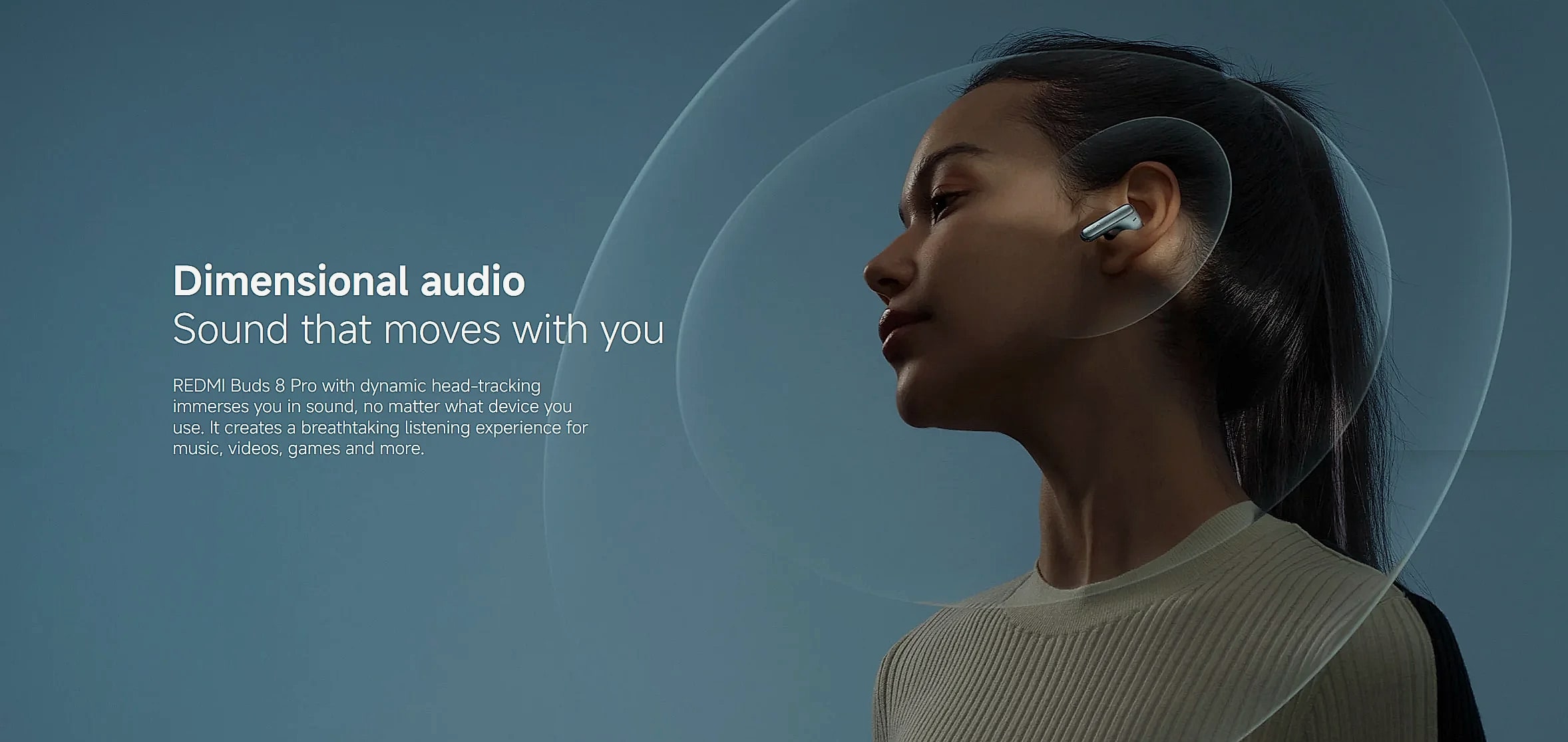 Redmi Buds 8 Pro TWS Earbuds with Active Noise Cancellation — scale reference