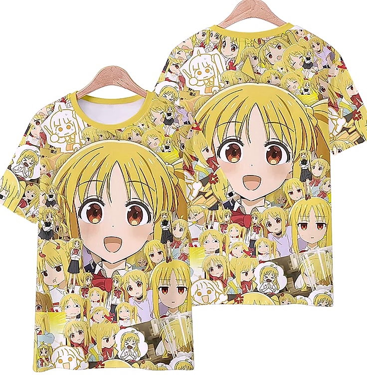 Bocchi The Rock 3D Print T-Shirt Short Sleeve — side view
