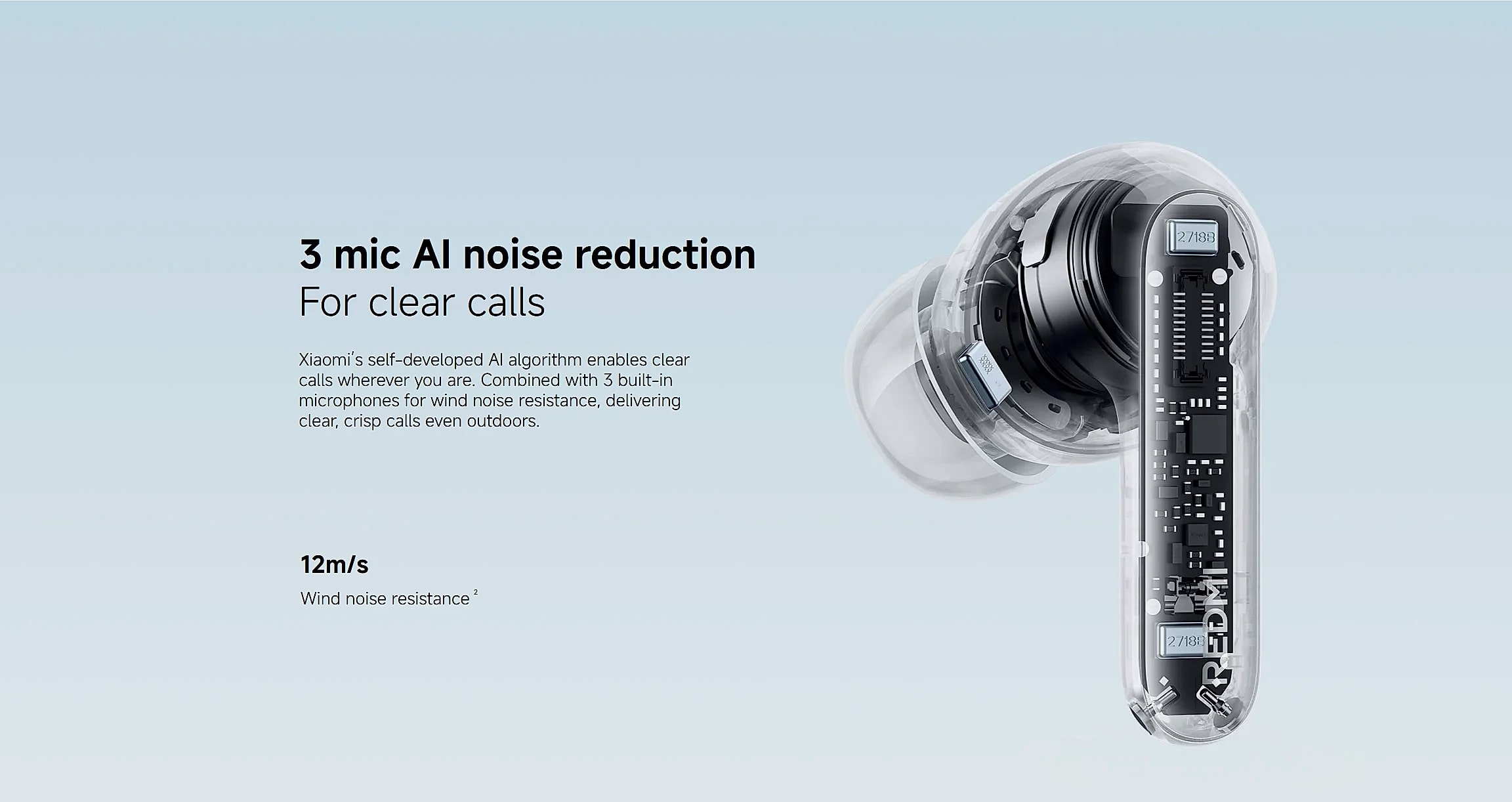 Redmi Buds 8 Pro TWS Earbuds with Active Noise Cancellation — interior detail