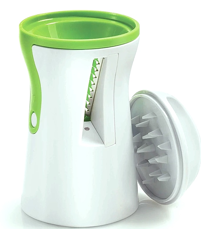 Heavy Duty Vegetable Spiralizer with Portable Blades — scale reference
