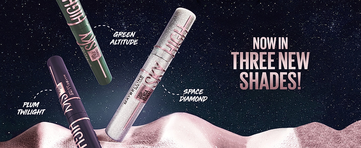 Maybelline Lash Sensational Sky High Washable Mascara, — scale reference