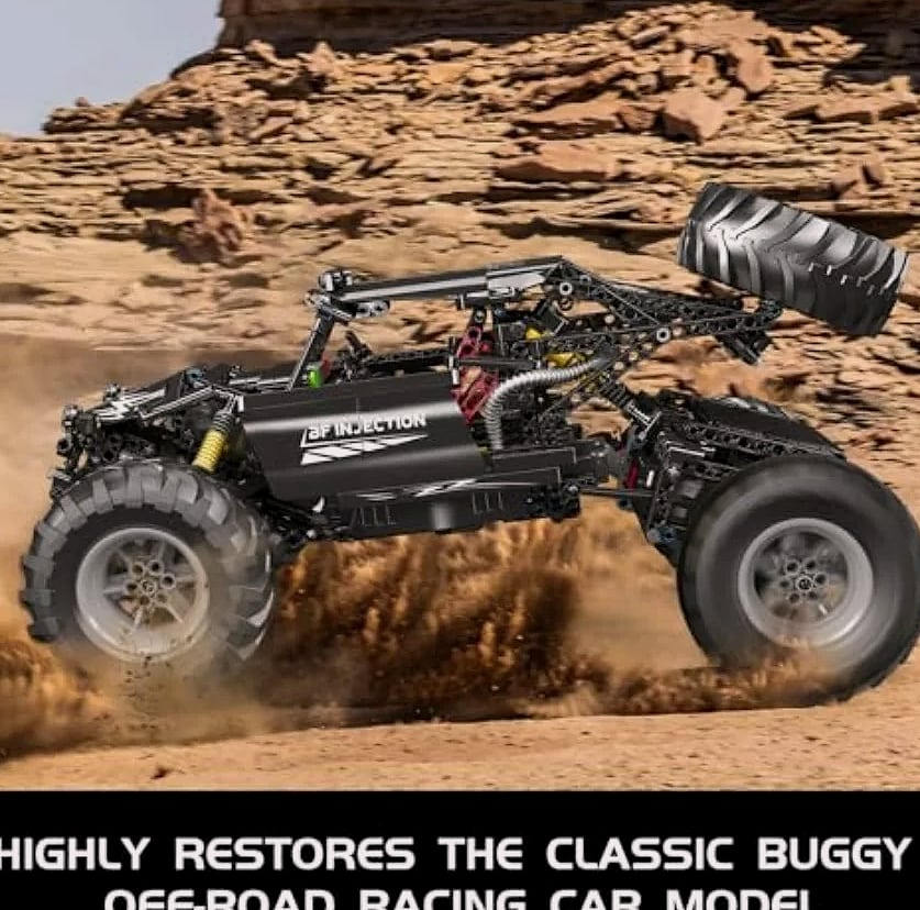 Mould King Bigfoot RC Climbing Car Building Kit — assembled view