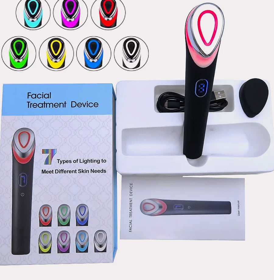 Dr. Realpen Booster Pro LED Eye Beauty Wand with 7 Color — feature highlights