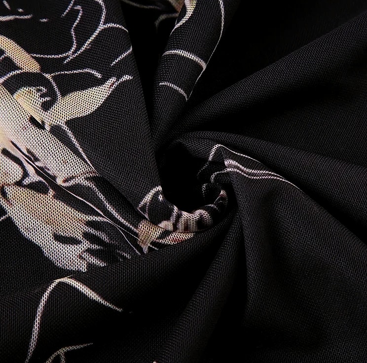 Goth Dark Y2K Double Layer Mesh A-Line Skirt Fairy — feature highlights
