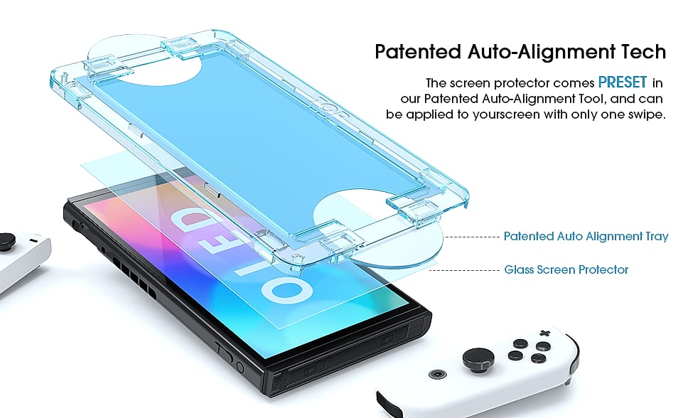 amFilm OneTouch Screen Protector for Nintendo Switch 2 — feature highlights