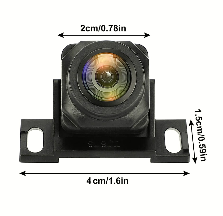 Jaysuing 720P AHD Rear View Camera 170 Degree Night Vision — assembled view