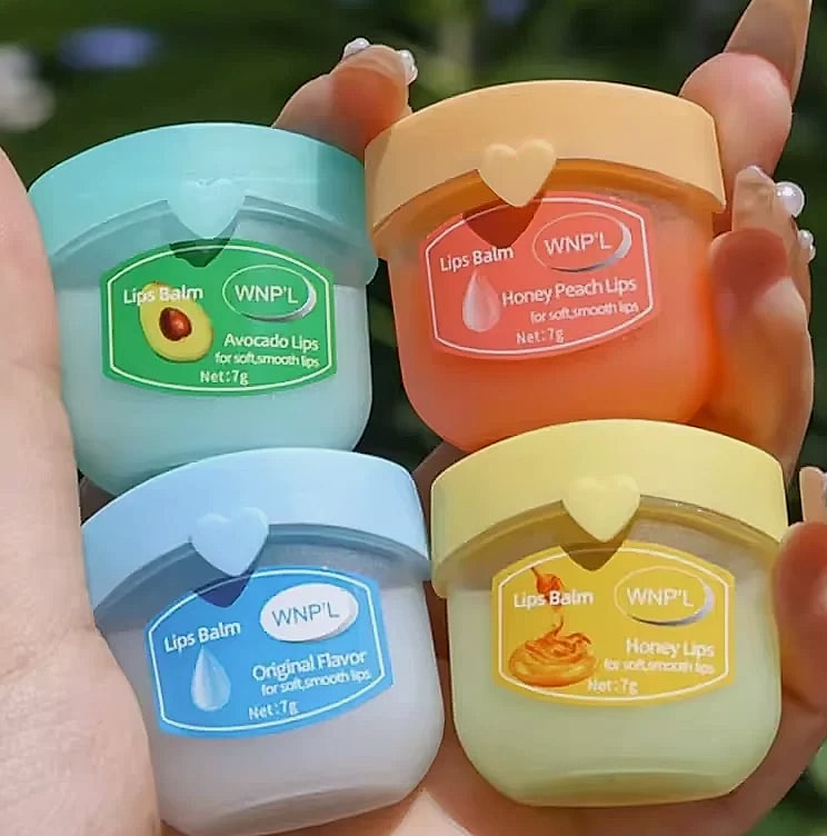 Fruit Series Lip Balm Set, 4/6/8 Pack Moisturizing Lip Care — close-up details