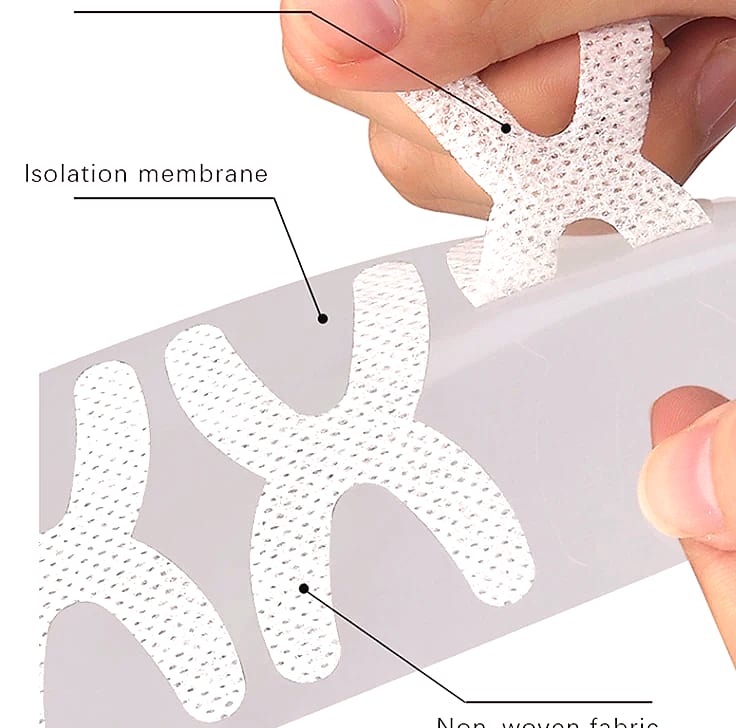 30-Pack X-Shape Mouth Tape Sleep Strips Anti-Snoring — package contents