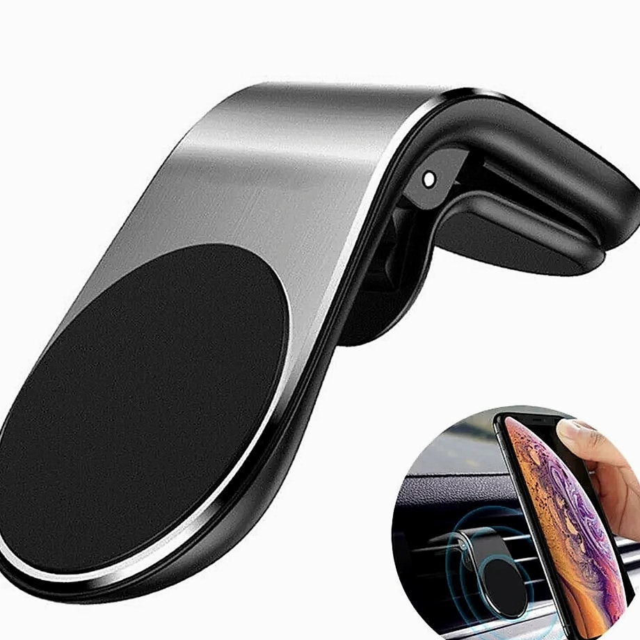 Magnetic Car Phone Holder Air Vent Clip Mount — package contents