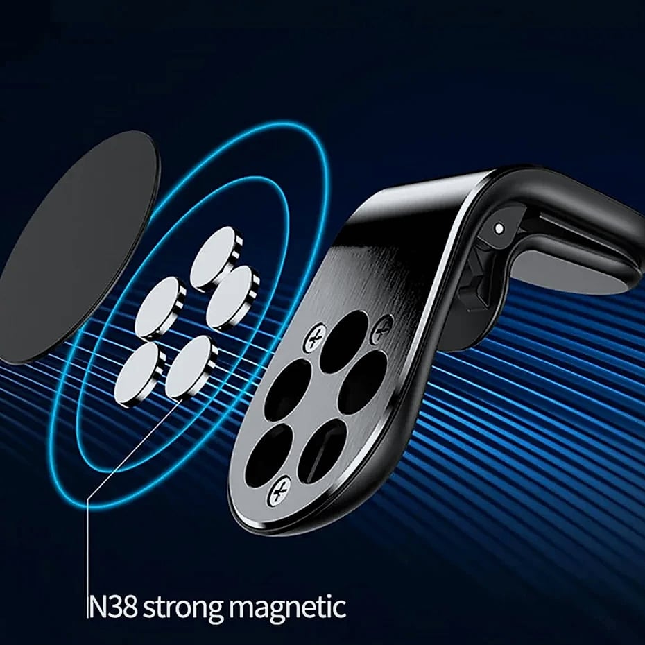Magnetic Car Phone Holder Air Vent Clip Mount — build progress
