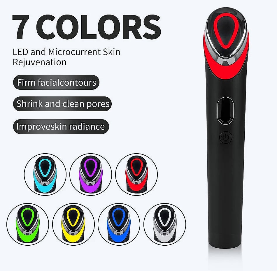 Dr. Realpen Booster Pro LED Eye Beauty Wand with 7 Color — package contents