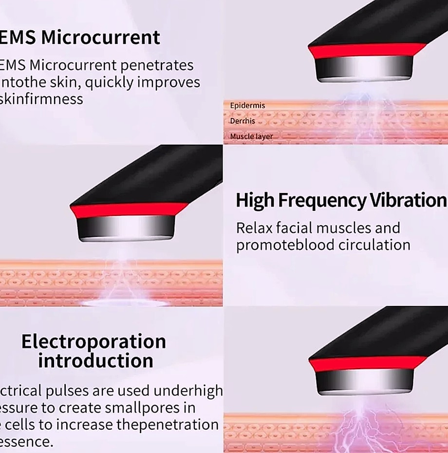 Dr. Realpen Booster Pro LED Eye Beauty Wand with 7 Color — scale reference