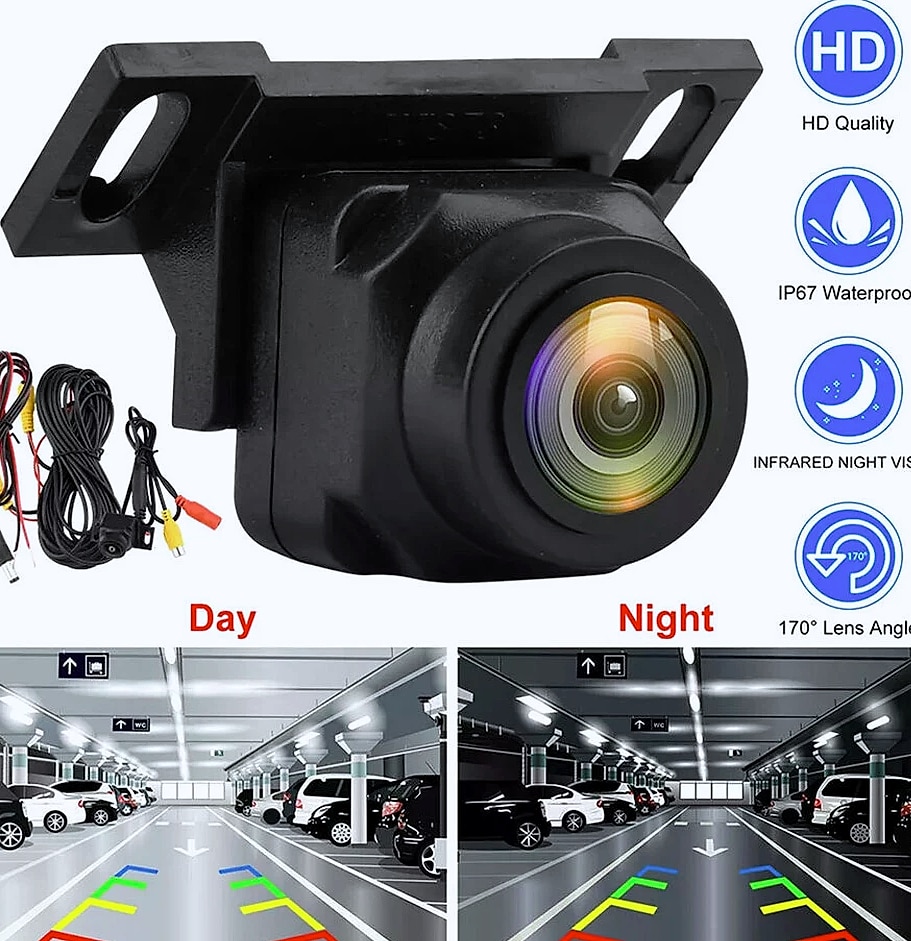 Jaysuing 720P AHD Rear View Camera 170 Degree Night Vision — scale reference