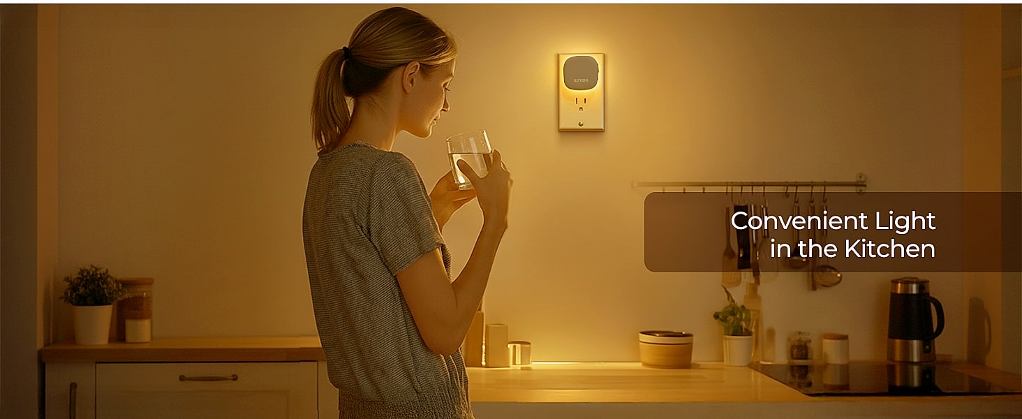 AUVON LED Backlit Night Light with Motion Sensor, 2 Pack — build progress