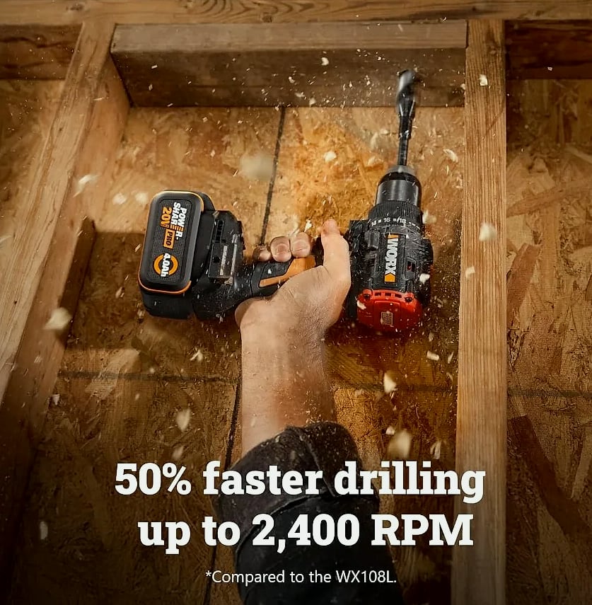 Kankeirr 20V Brushless Cordless Drill Driver 930 in·lbs — scale reference