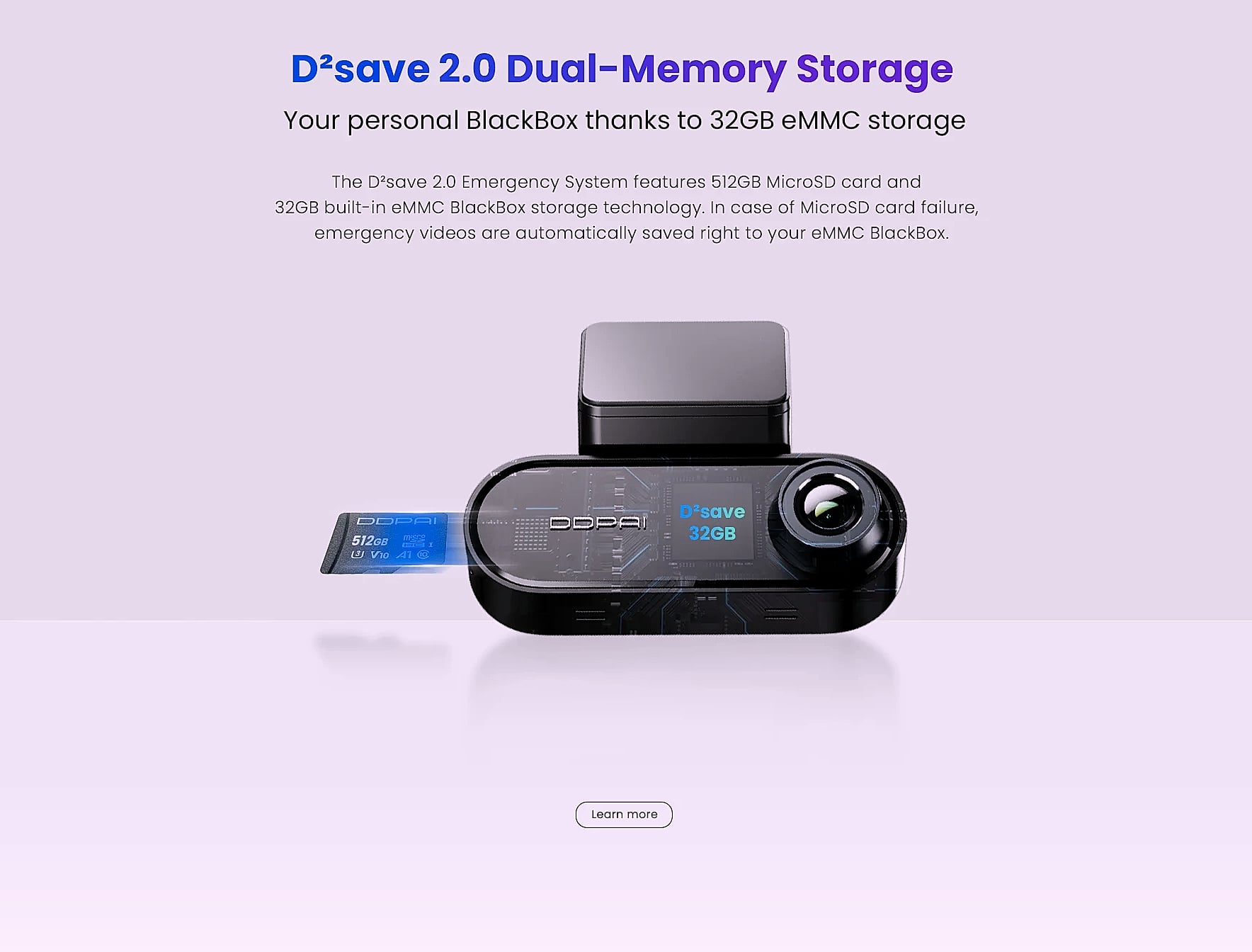 DDPAI N5 Dual 4K Dash Cam with Front and Rear Recording — interior detail