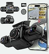 Kankeirr Dual 1080P Dash Cam with Interior Camera and Night — close-up details