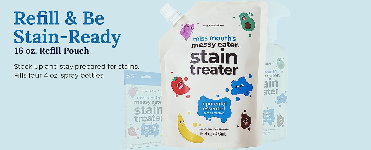 Miss Mouth's Messy Eater Stain Treater Spray 4oz — size comparison