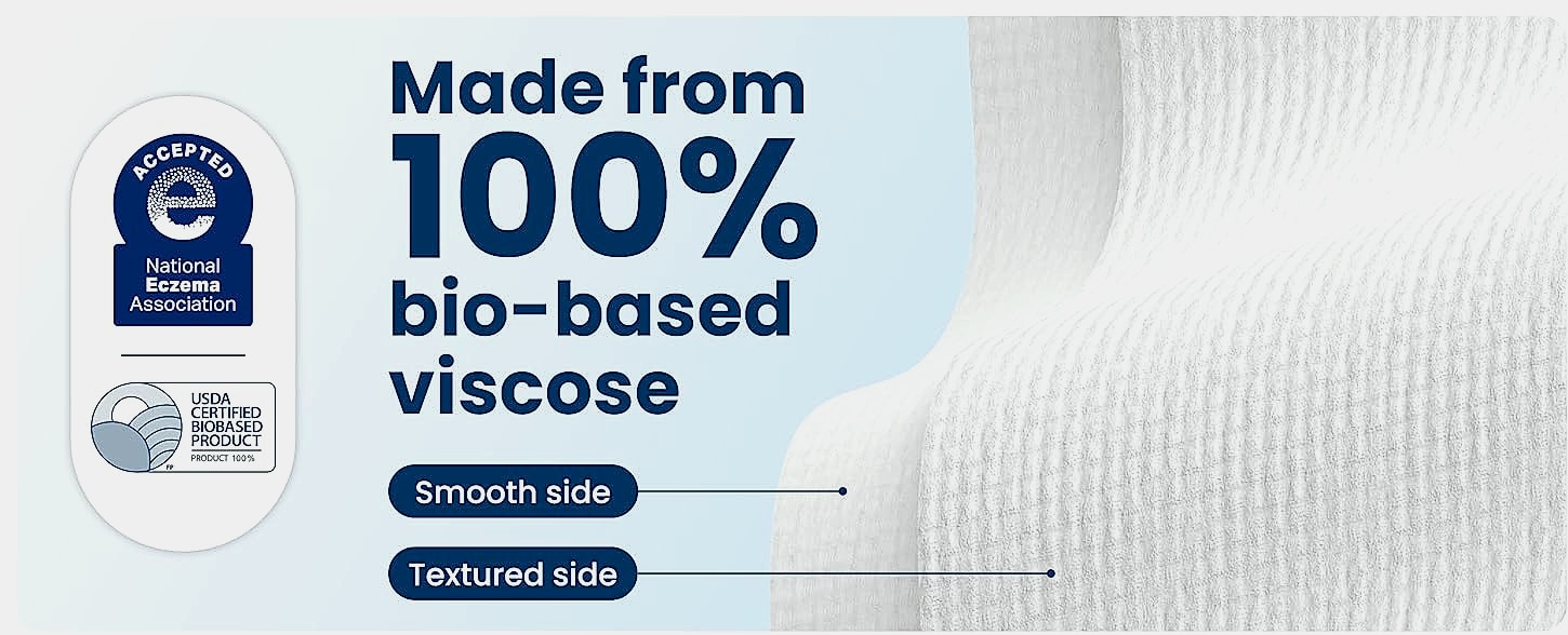 Clean Skin Club Clean Towels XL, 50 Count Disposable Face — package contents