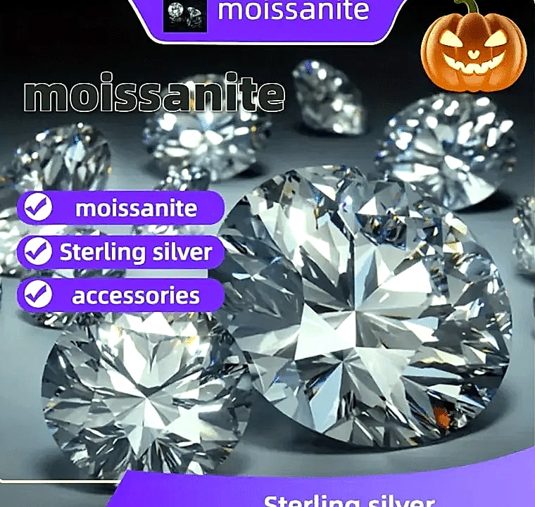 S925 Sterling Silver 2.5CT Oval Moissanite Ring 18k Gold — scale reference