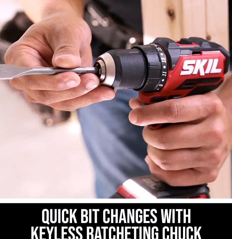 Kankeirr PWR CORE 20 Brushless Drill and Impact Driver Kit — scale reference