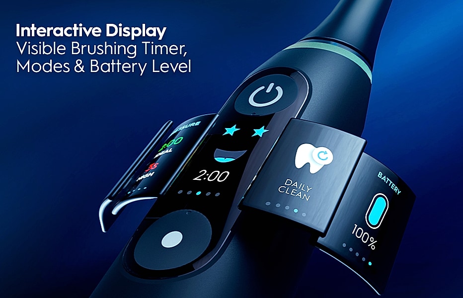 Oral-B iO Series 7 Rechargeable Electric Toothbrush with — close-up details