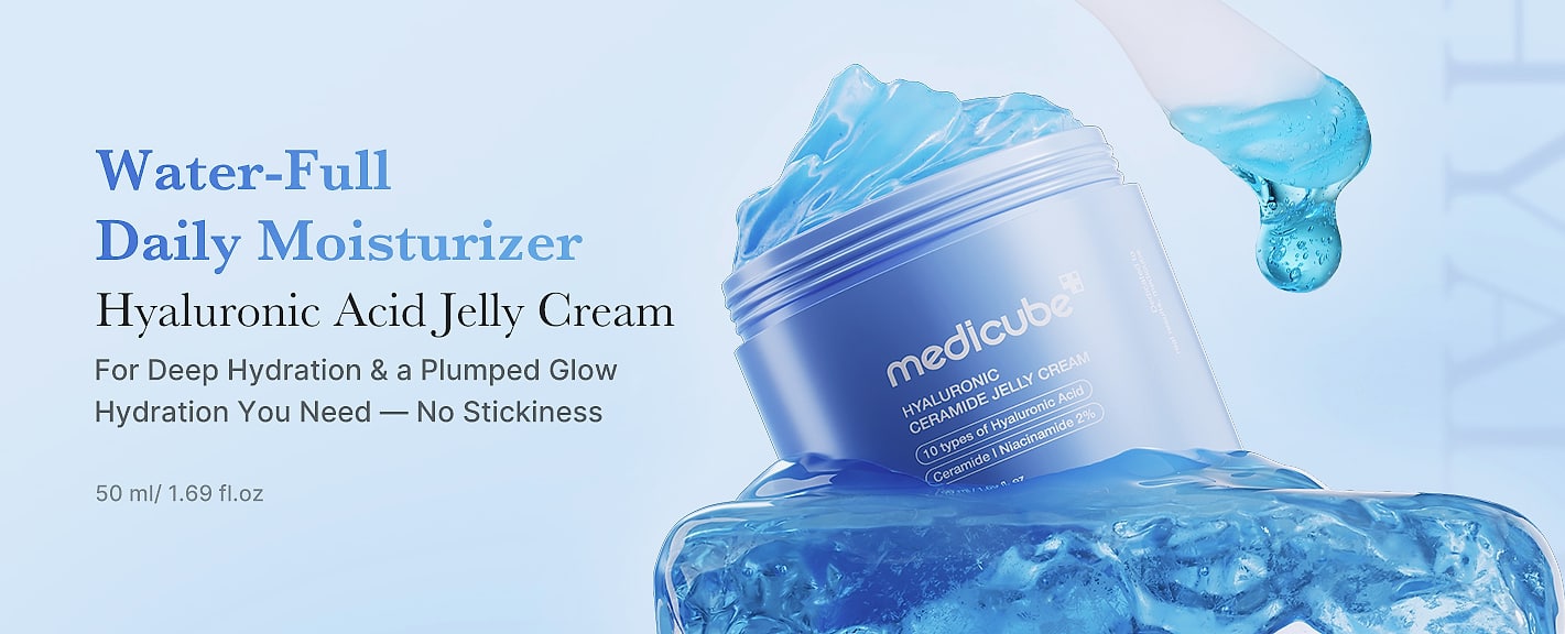 Medicube Collagen Jelly Cream with Niacinamide — side view