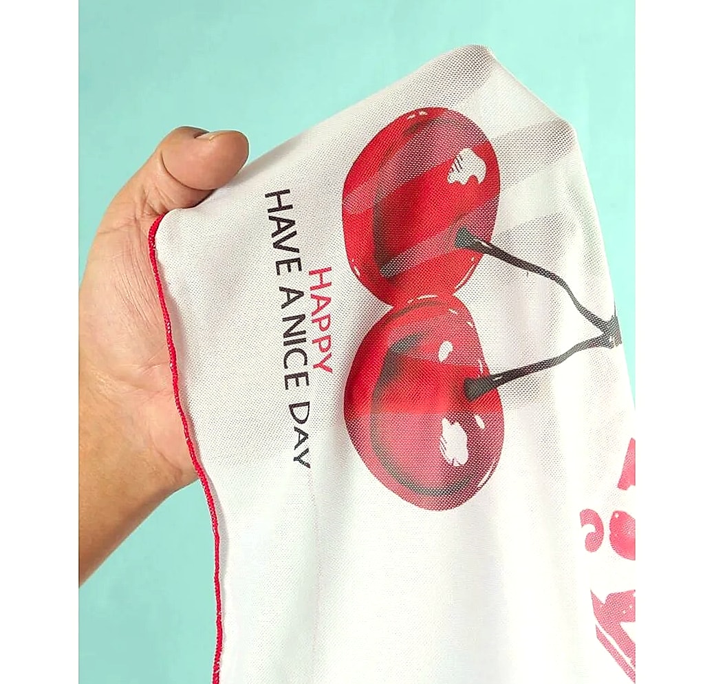 Varleinsar V6854 Cherry Print Three-Piece Bikini Set — build progress