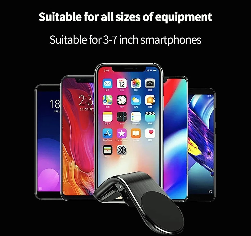 Magnetic Car Phone Holder Air Vent Clip Mount — feature highlights