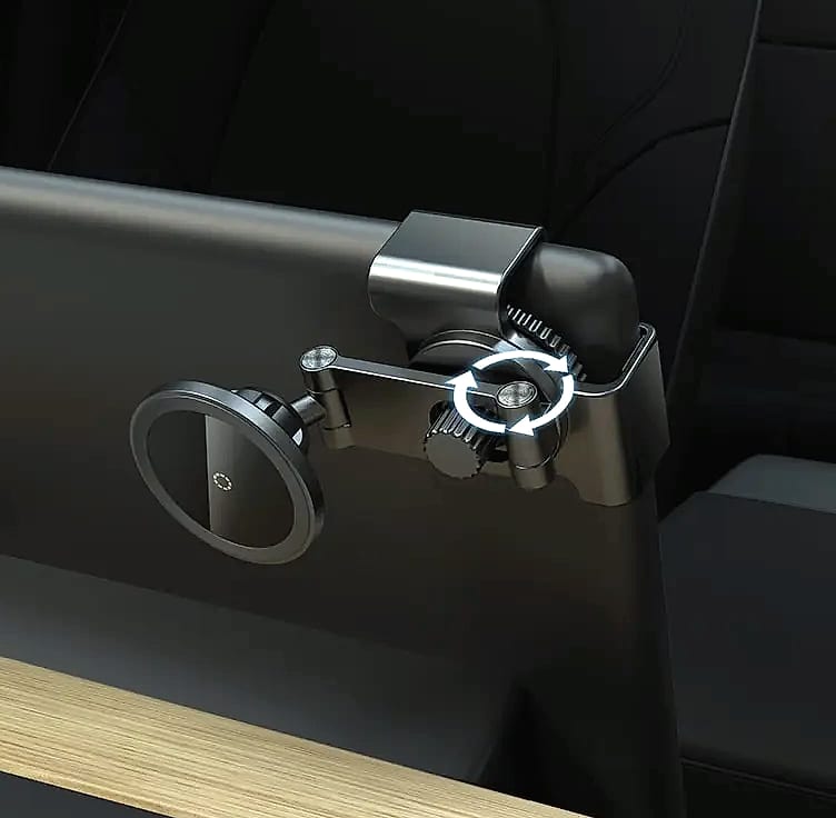 Tesla Model 3/Y Touchscreen Car Phone Holder Mount — assembled view