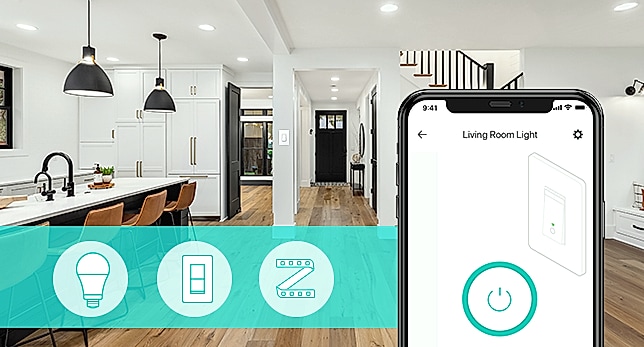 Kasa Smart HS200-2 2-Gang Wi-Fi Light Switch for Alexa — close-up details