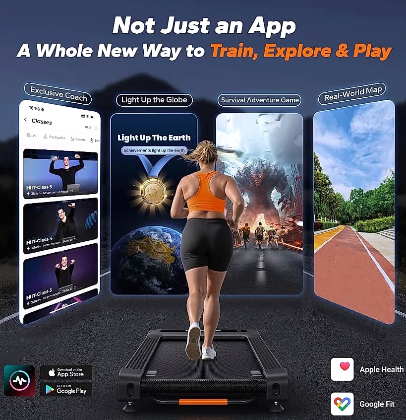 W50 Walking Pad Treadmill 12% Auto Incline 400lbs Capacity — feature highlights