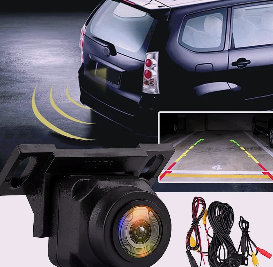 Jaysuing 720P AHD Rear View Camera 170 Degree Night Vision — interior detail