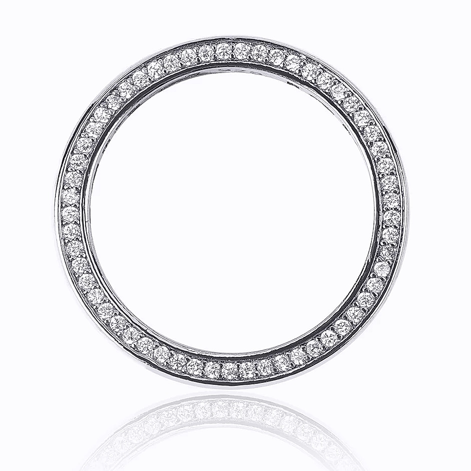 TOPGRILLZ Couple Rings 4mm/6mm 925 Sterling Silver — assembled view