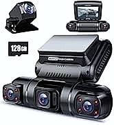 Kankeirr Dual 1080P Dash Cam with Interior Camera and Night — assembled view