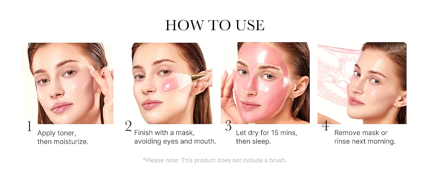 medicube Wrapping Mask Collagen Overnight Peel Off Facial — feature highlights